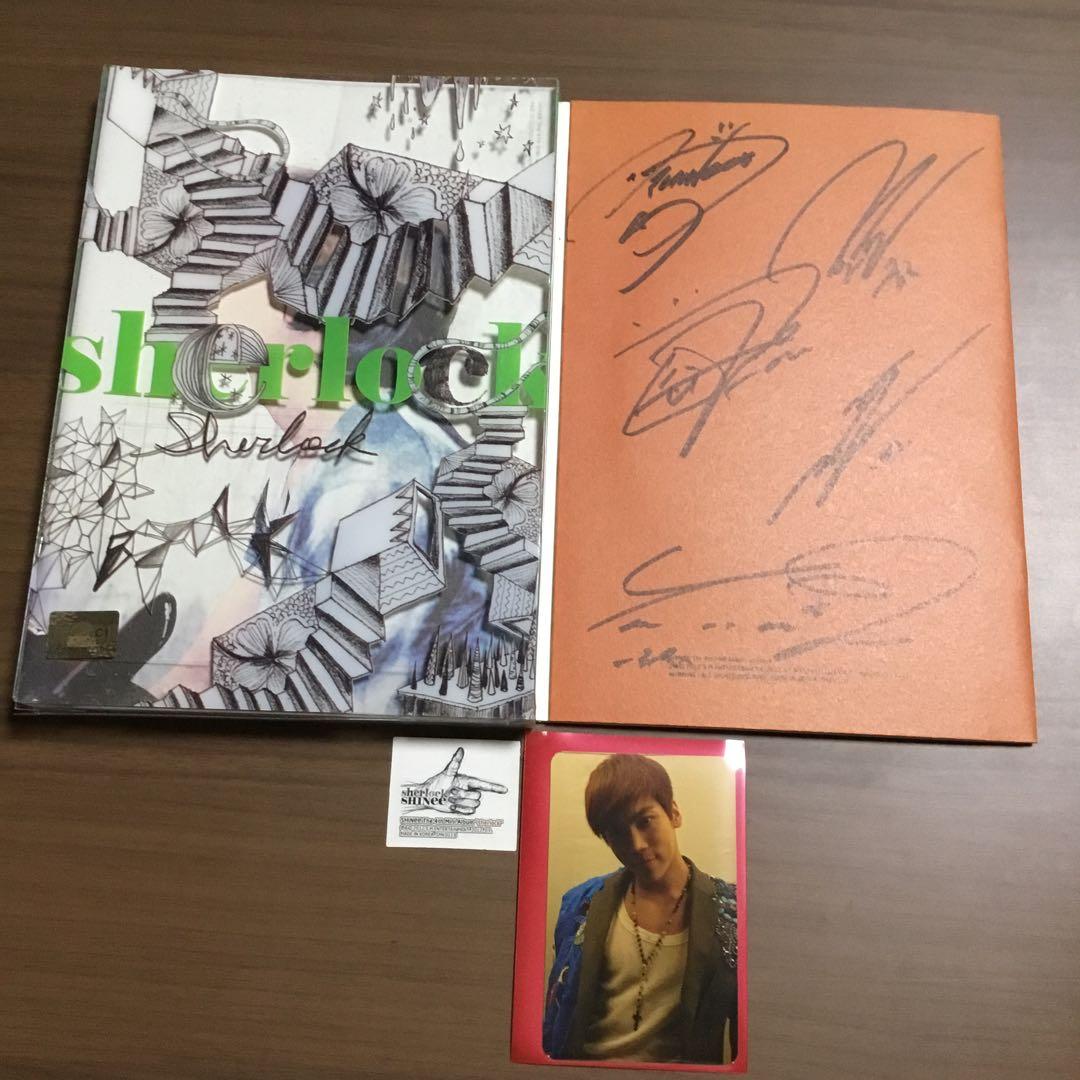 SHINee Sherlock サインあり❗️ジョンヒョン　トレカ付き！