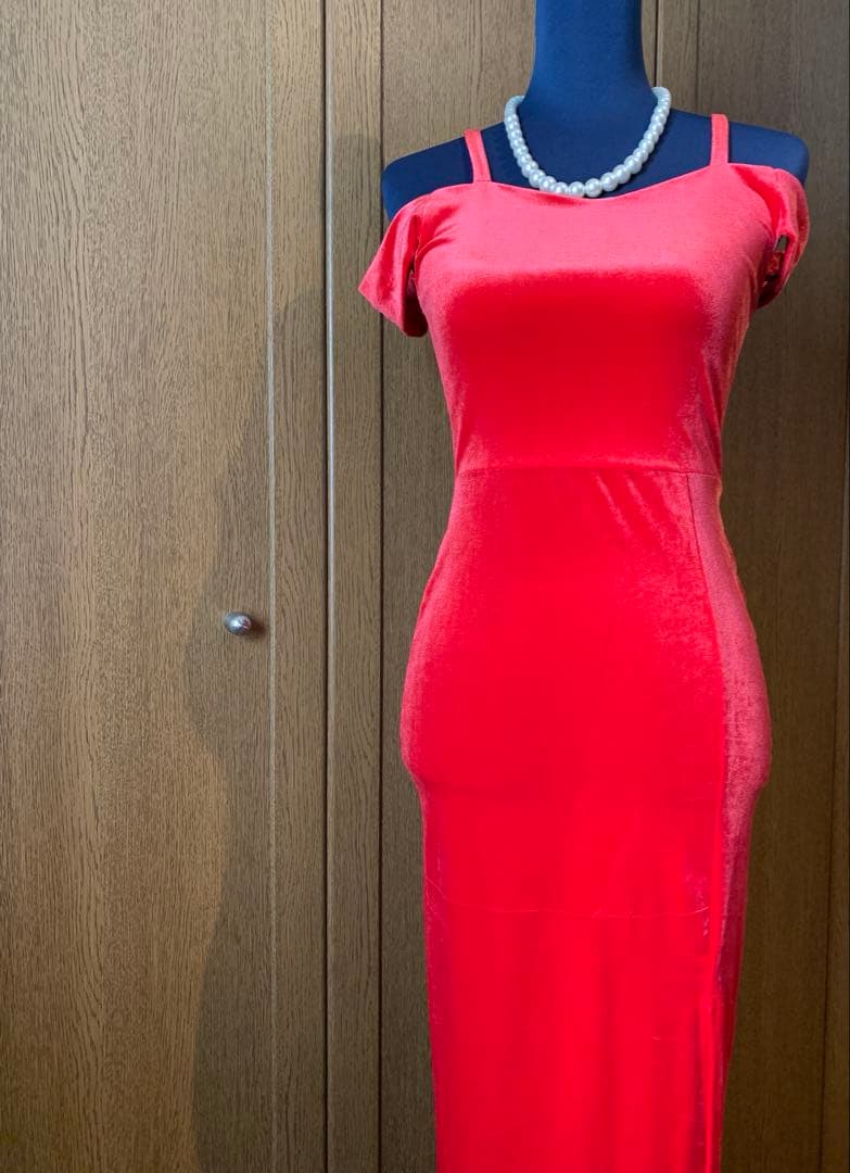 【3/31までゲリラSALE】赤アルゼンチンタンゴドレス衣装｜ラテンダンス