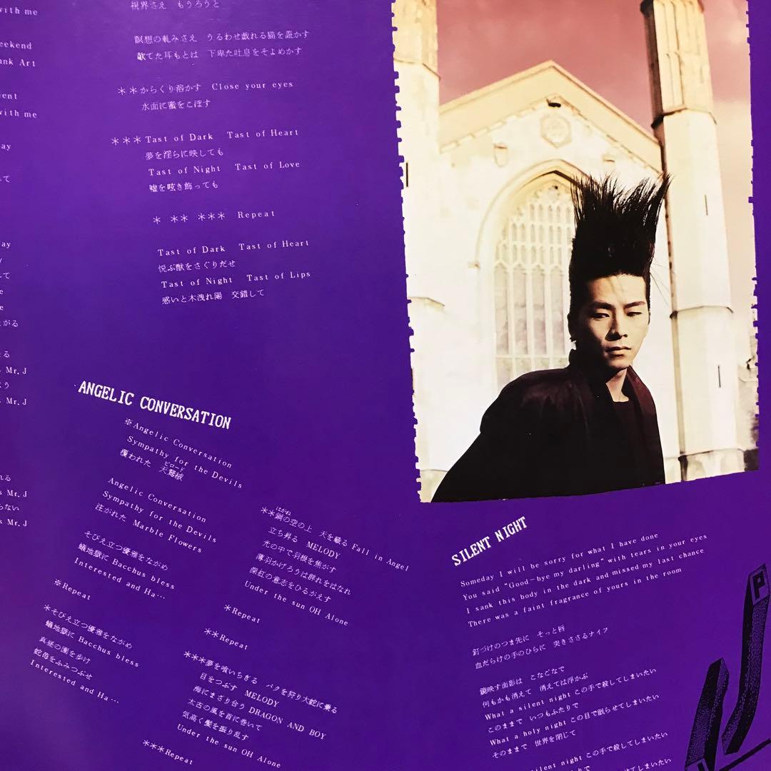 ピクチャー付き　BUCK-TICK TABOO LPレコード