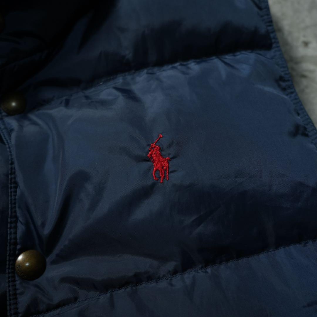 POLO RALPH LAUREN ダウンベスト リバーシブル ネイビーグリーン