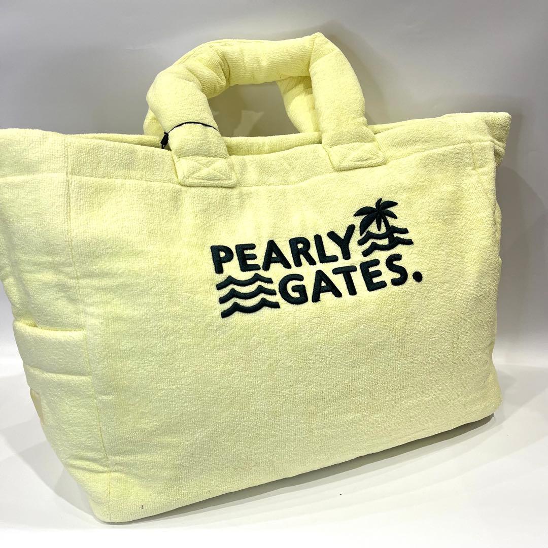 PEARLY GATES ゴルフ　イエロートートバッグ