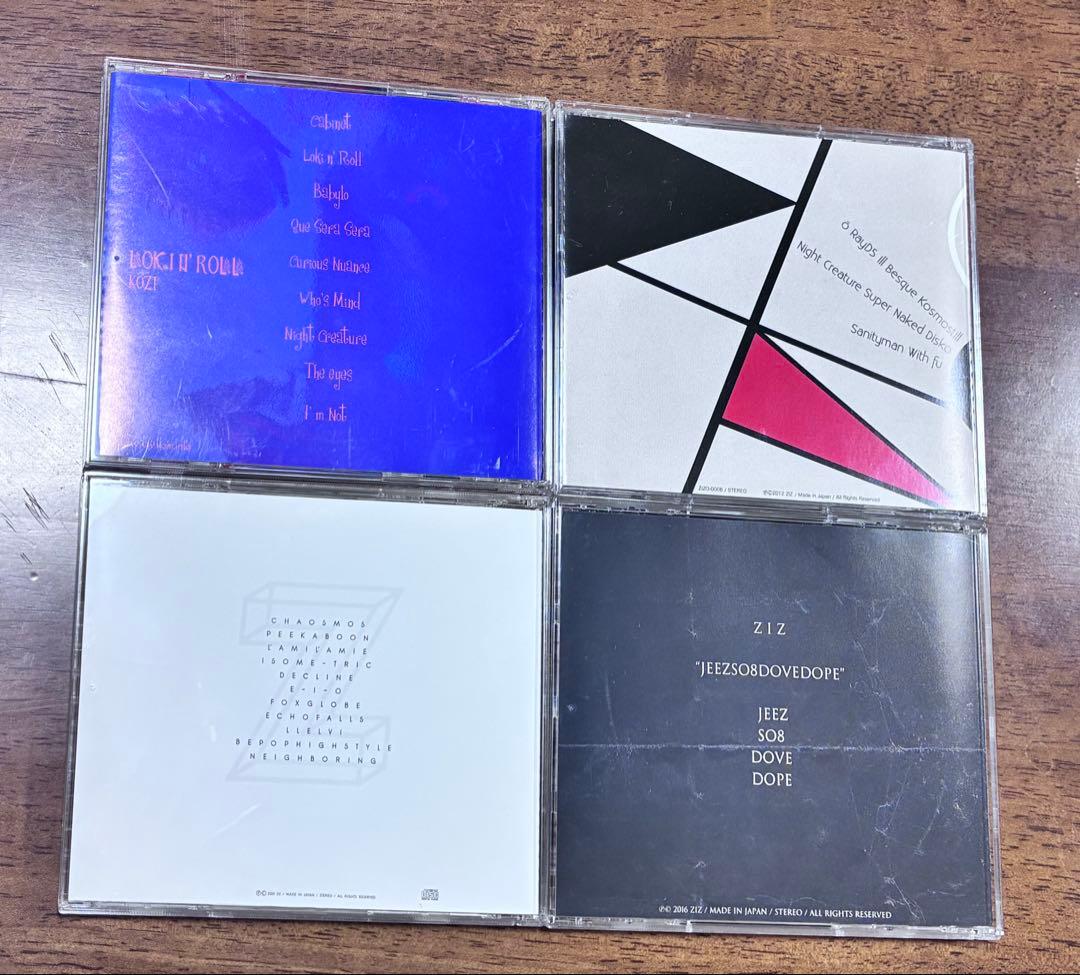 Közi Loki'n'Roll 、ZIZ CD4枚セット