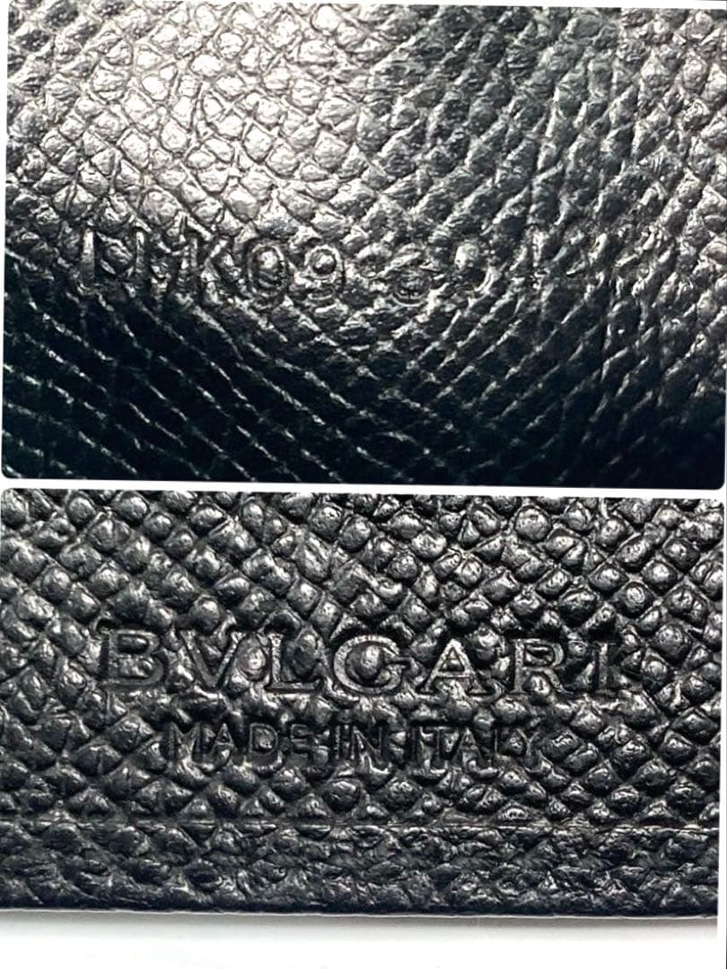 BVLGARI ブルガリ　ブルガリ　ブルガリ　レザー　6連キーケース　ブラック