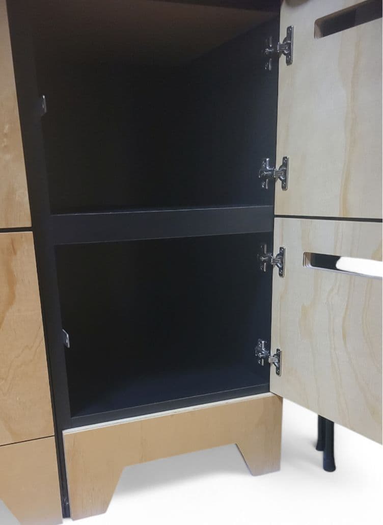 【廃盤希少】ジャーナルスタンダードファニチャー 木製ロッカー 3個ロッカー