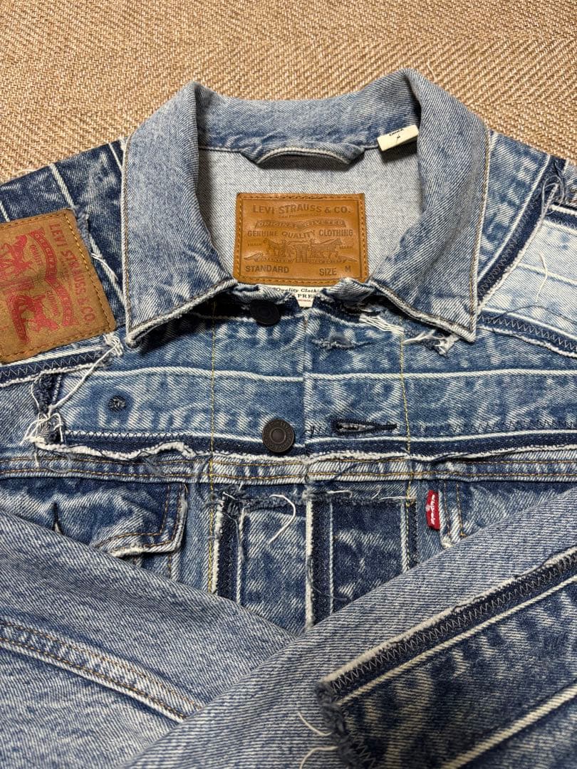 Levi's デニムジャケット パッチ付き
