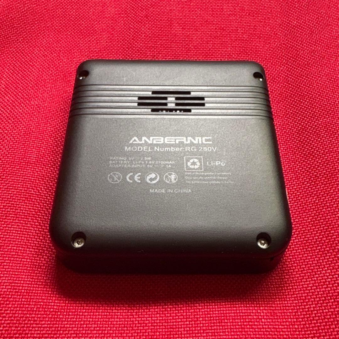 【美品】Anbernic RG280V シルバー【液晶保護・ケース付き】