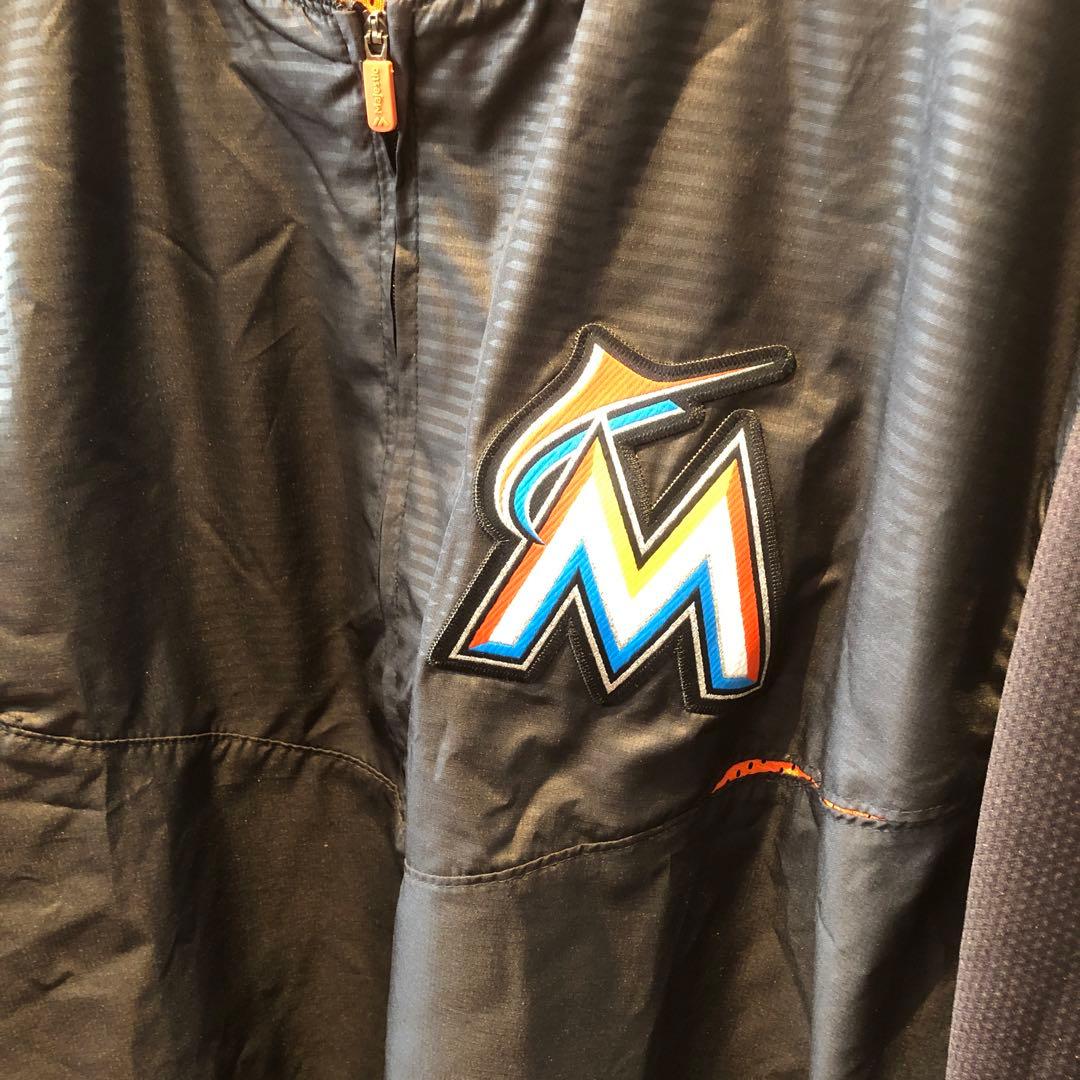 【SALE】MLB マーリンズ ウィンドブレーカー半袖　ICHIRO