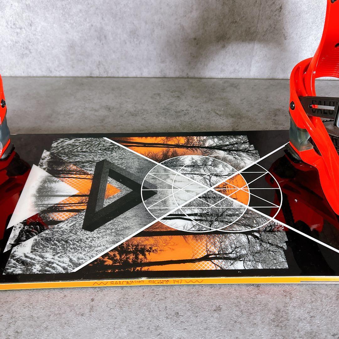SALOMON147センチ×アリバイ　バインMサイズ　スノーボード2点セット