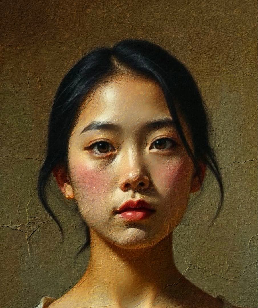 美しい肖像画・ポートレート 絵画 女性