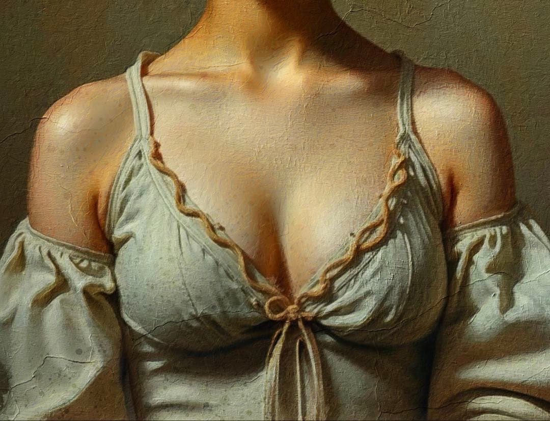 美しい肖像画・ポートレート 絵画 女性