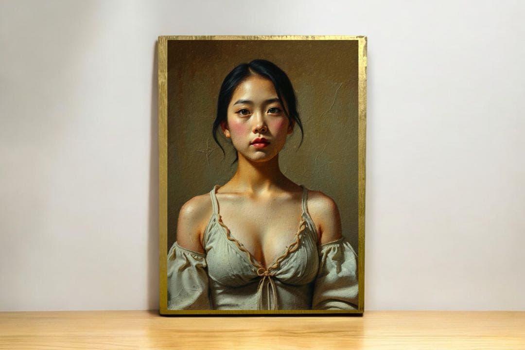 美しい肖像画・ポートレート 絵画 女性