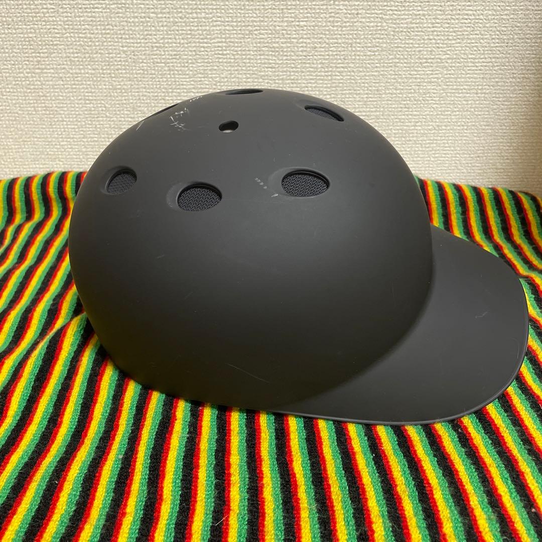 野球　ヘルメット マットブラック 右打者用