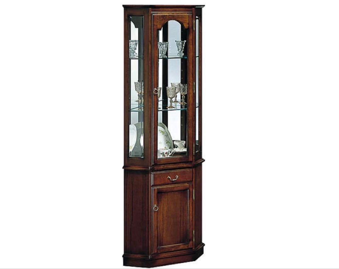 【カリモク】コーナーキャビネット