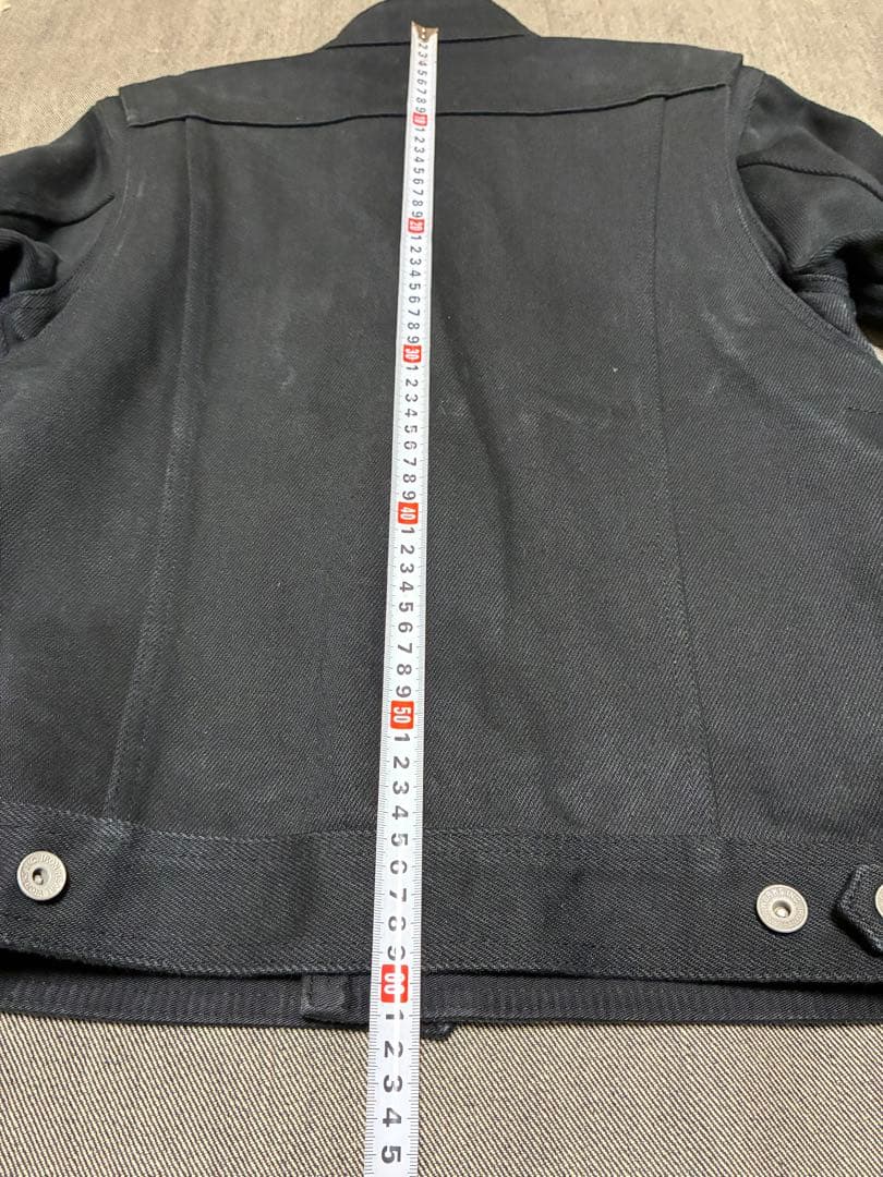 IRON HEART アイアンハート 黒鎧デニムライダースジャケット 38インチ