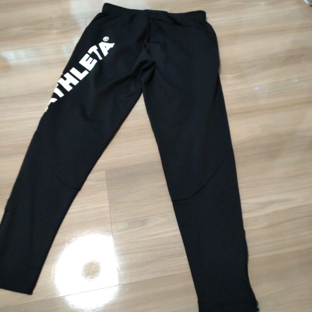 ATHLETA　アスレタ　シャツパンツセットアップ　Oサイズ　ブラック　サッカー