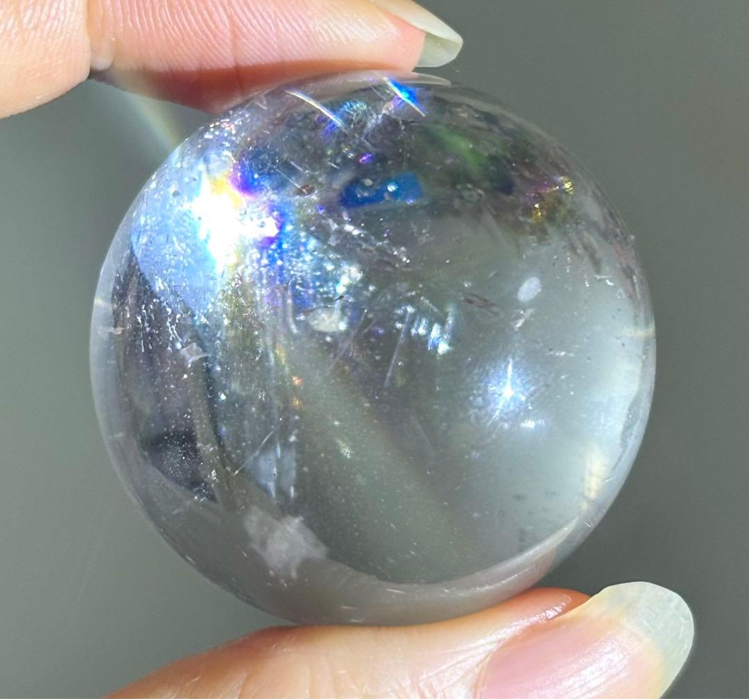 AAAグレード　レムリアンシード　水晶　クリスタル　スフィア　透明感