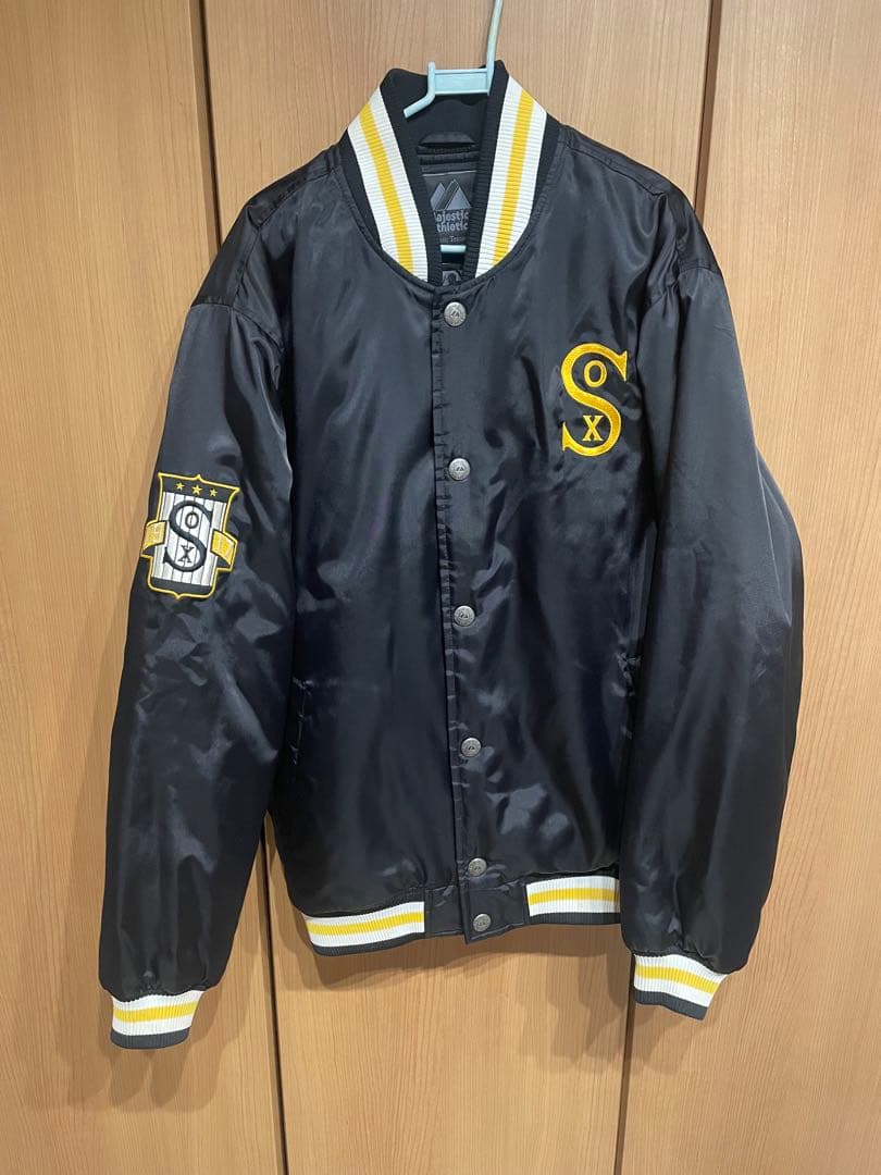 majestic シカゴホワイトソックススタジャン　ジャンパー