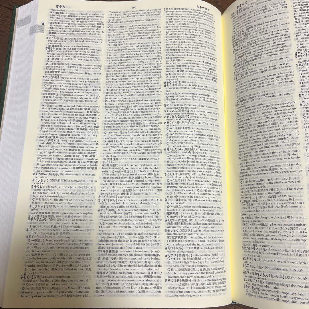 研究社　新日英辞書　第5版