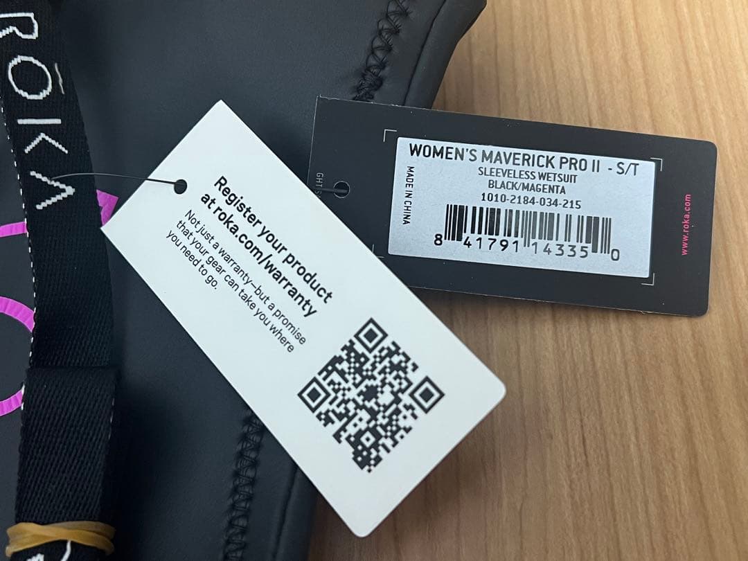【未使用新品】ROKA　トライアスロン用ウェットスーツ　ロングジョン　レディース