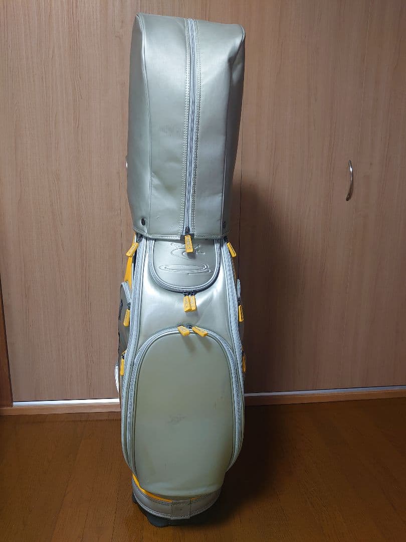 『レアモデル』Cobra ゴルフキャディバッグ シルバー/イエロー