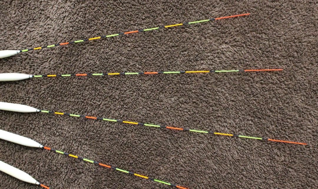 kanshin　ヘラ浮き　夢匠　陽光ＳＰ ５本セット　浮子箱、６番おまけ付