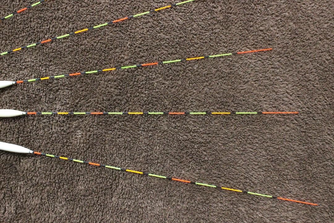 kanshin　ヘラ浮き　夢匠　陽光ＳＰ ５本セット　浮子箱、６番おまけ付