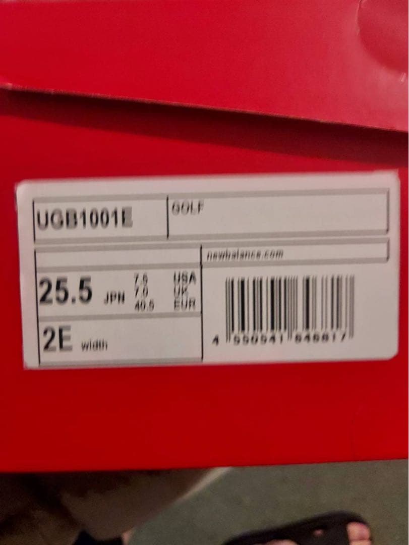 【新品】New Balance ゴルフシューズ 25.5㎝