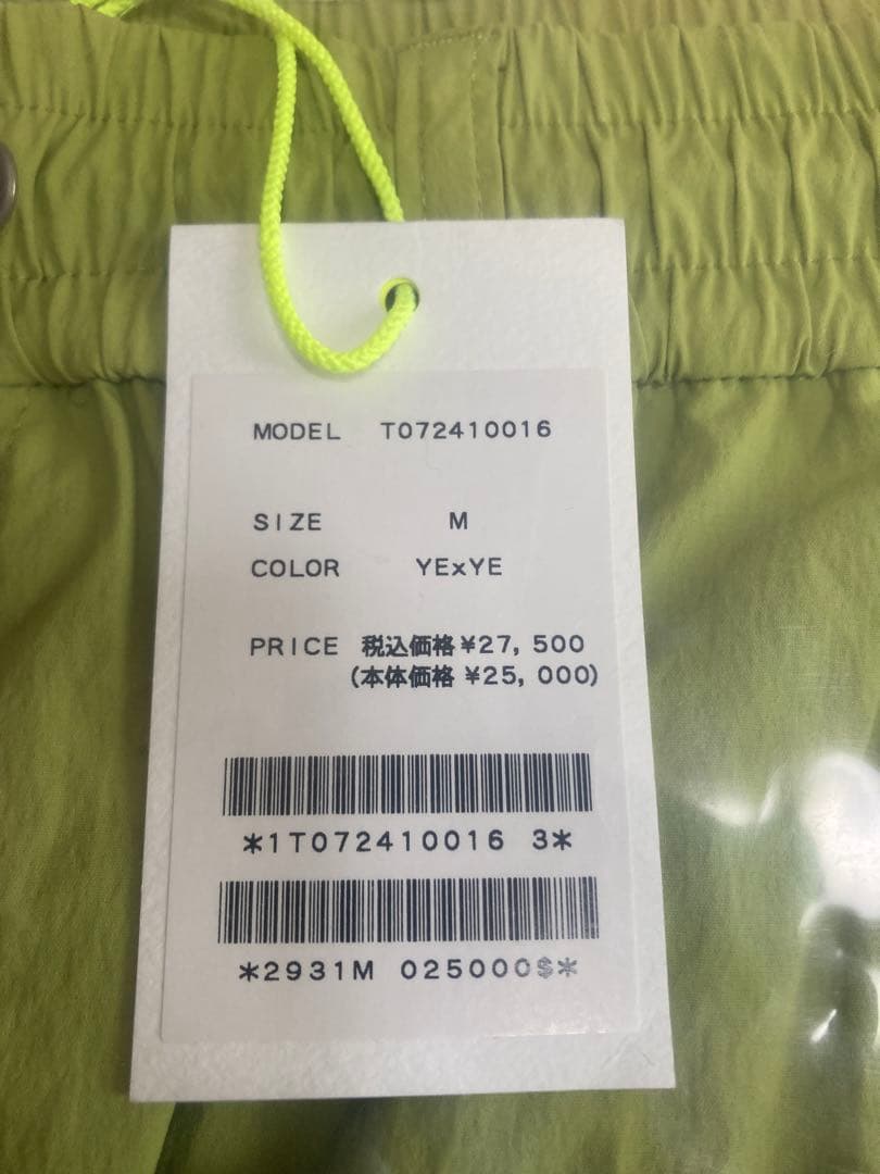 TFW49 ハーフパンツ イエロー M 新品未使用 タグ付き ゴルフ スポーツ