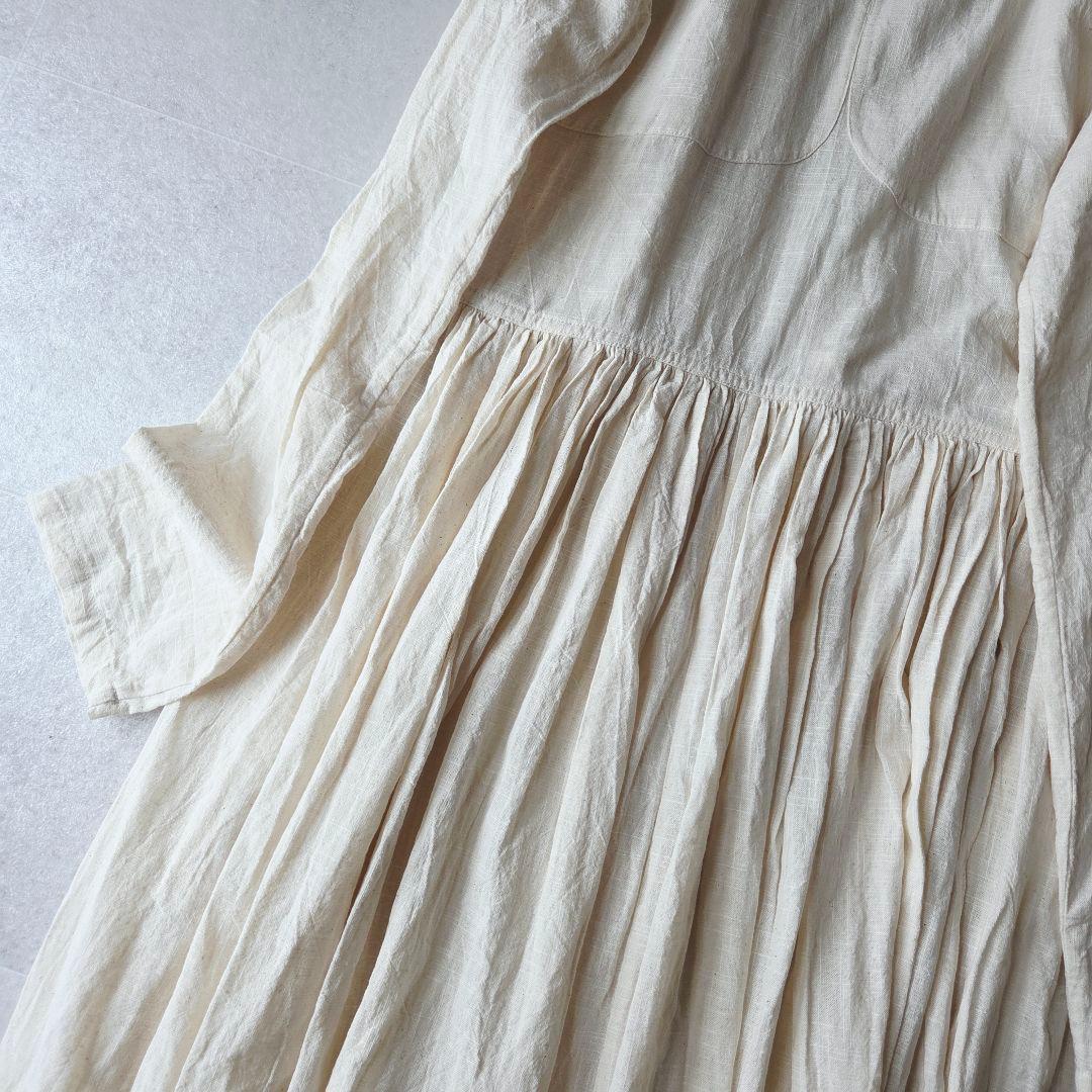 ふんわりインド製 ルクツル カシュクールワンピース コットンカーディガン