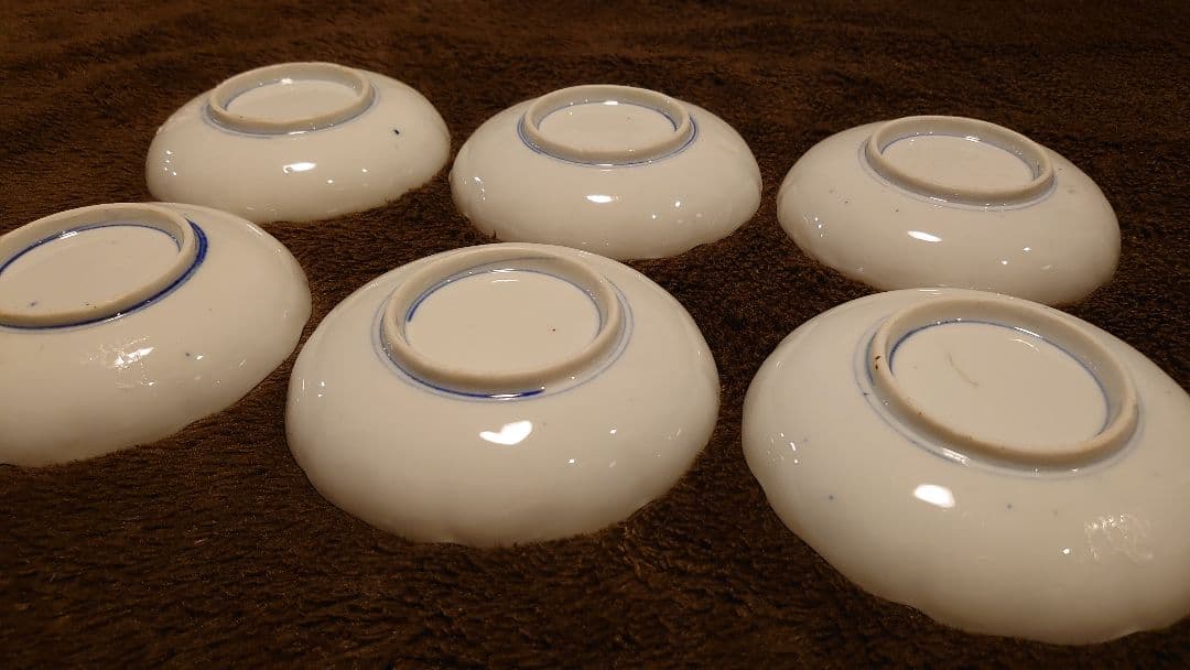 古伊万里　伊万里　色絵　金襴手　豆皿　６客