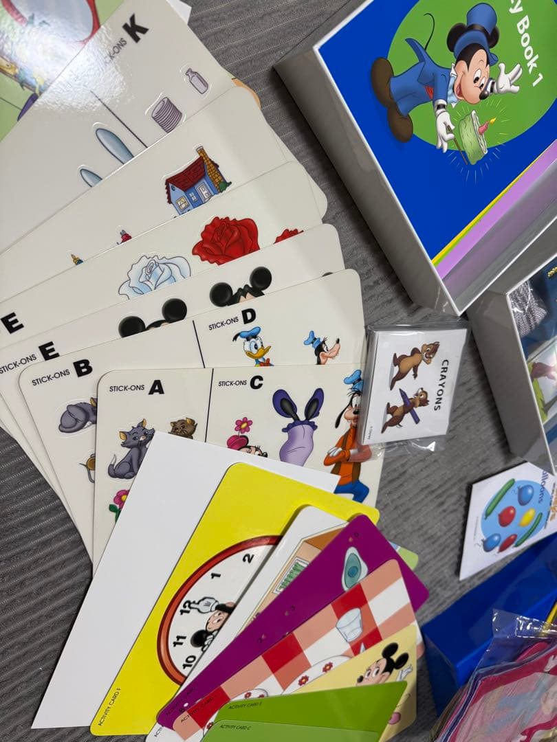 toワールドディズニーイングリッシュ　教材