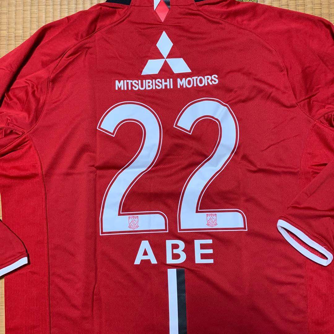 浦和レッズ2008レプリカユニホームXXL長袖　22阿部勇樹選手