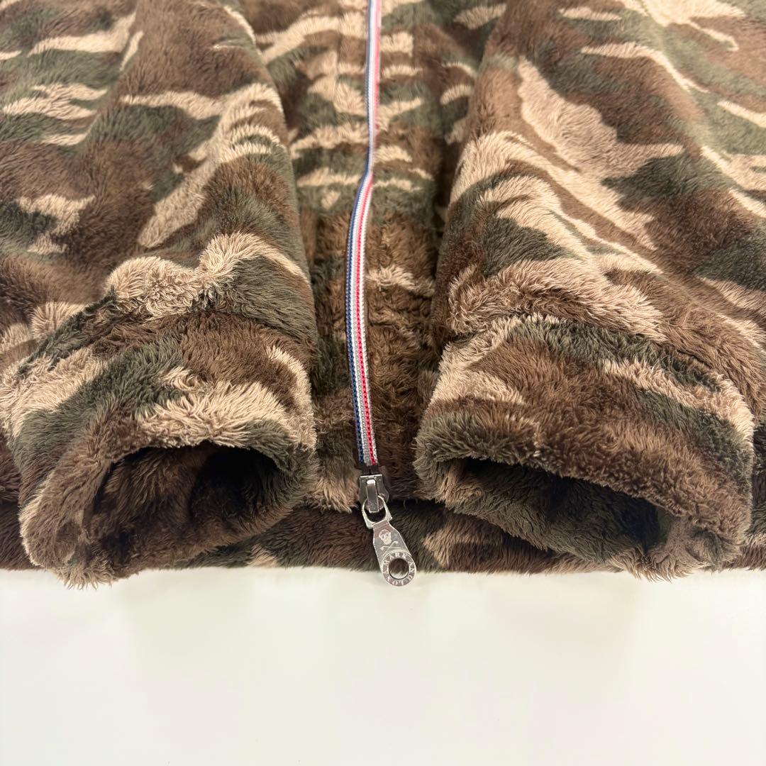 美品MARK&LONA マークアンドロナ ボア パーカー カモフラ L　677