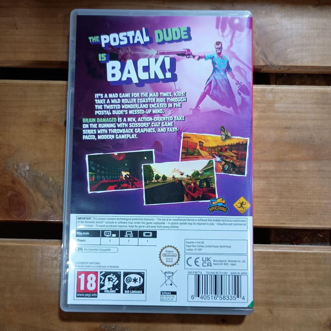 POSTAL Brain Damaged Switch 海外版　輸入版