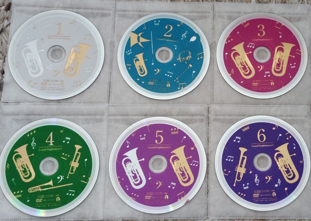 Basser　響け！ユーフォニアム3 DVD 全6巻セット