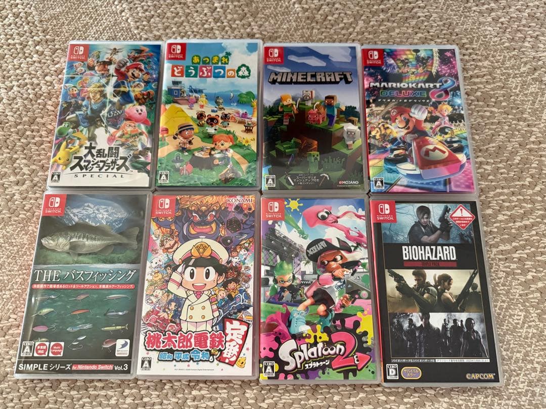 Nintendo Switch 本体 ホワイト/ブラック有機ELソフトセット美品