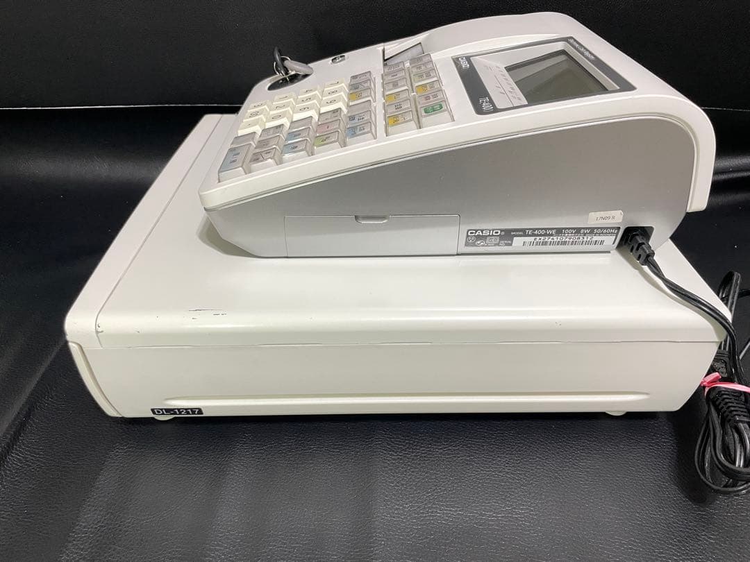 【良品】CASIO TE-400 電子レジスター ホワイト ※送料込